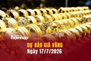 Dự báo giá vàng 17/7: Giá vàng nhẫn, vàng miếng "quay xe" giảm mạnh