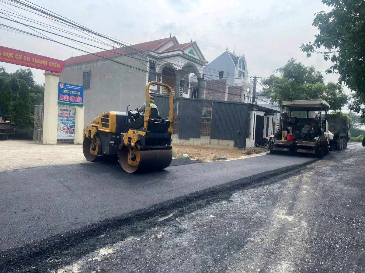 Phú Thọ: Tăng tốc về đích sớm tuyến đường 8 tỷ đồng tại Hiền Quan