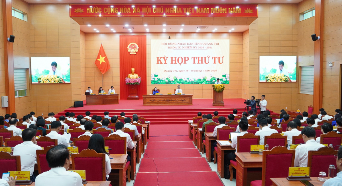 Quảng Trị khai mạc Kỳ họp thứ 4 HĐND tỉnh khóa IX, tập trung thúc đẩy mục tiêu tăng trưởng năm 2026