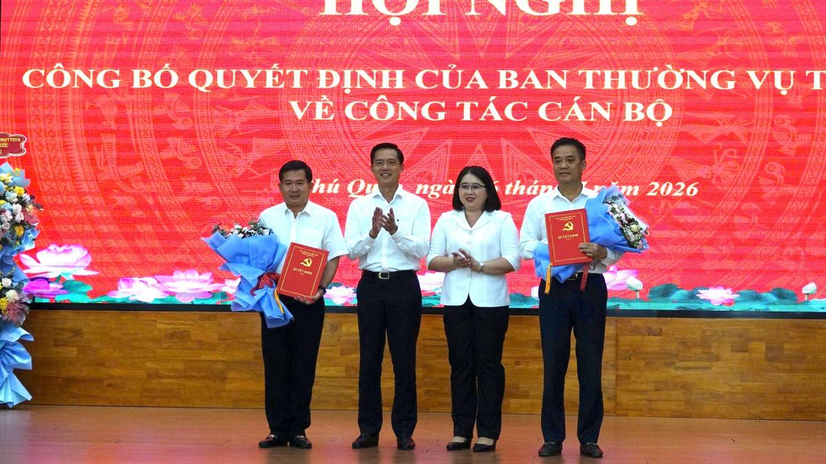 An Giang: Bổ nhiệm ông Lê Quốc Anh giữ chức vụ Phó Trưởng Ban tổ chức tỉnh ủy