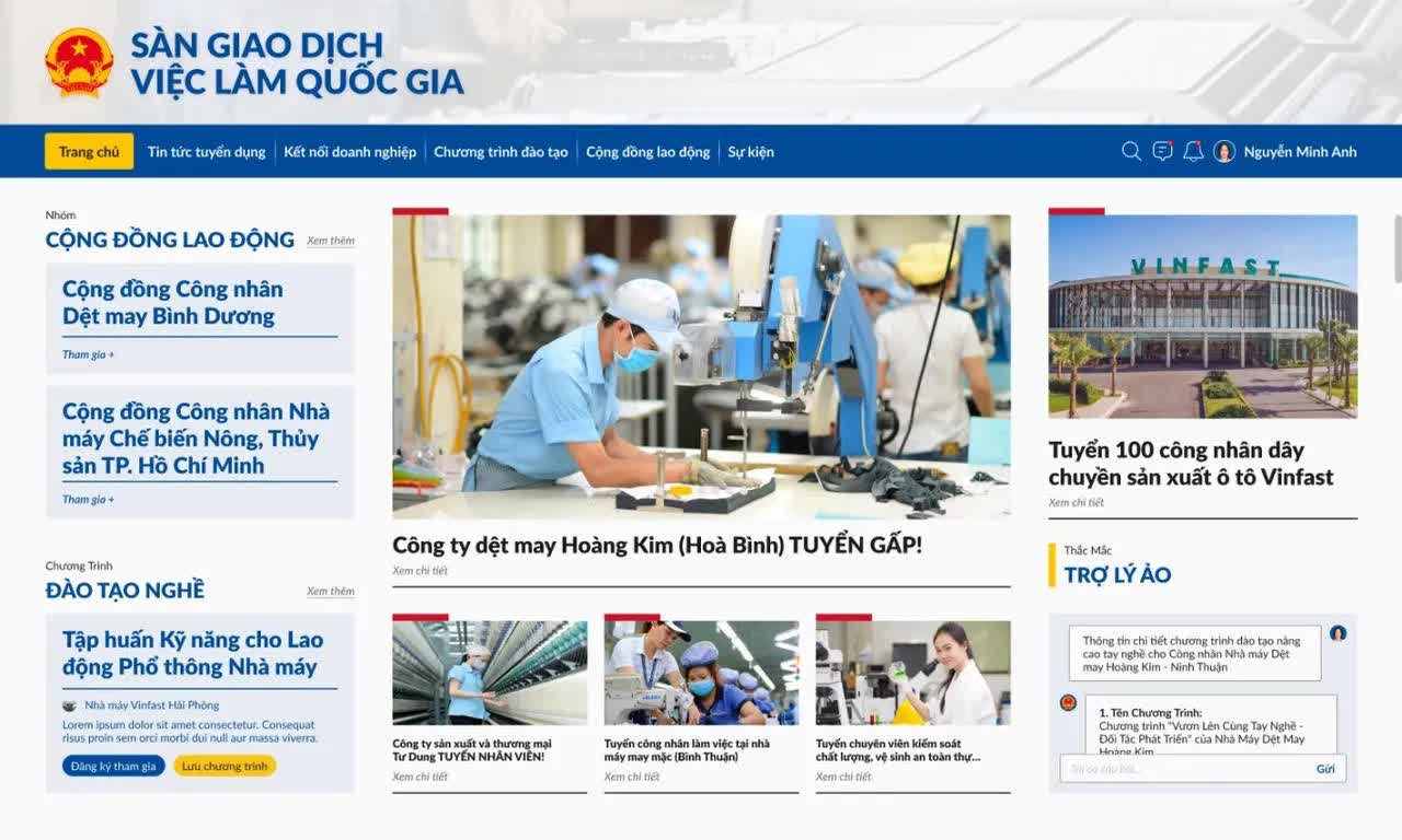 Cục Việc làm tăng tốc xây dựng hệ sinh thái dữ liệu số về lao động