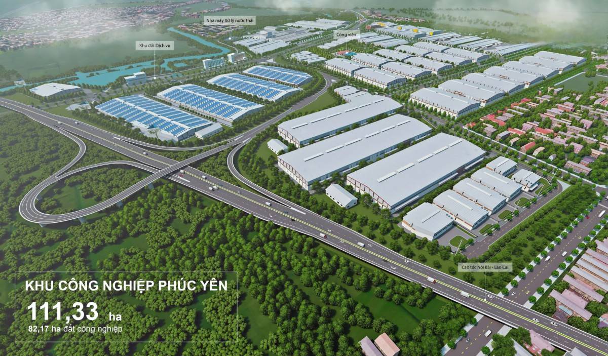 Phú Thọ giao gần 19 ha đất cho dự án Khu công nghiệp Phúc Yên