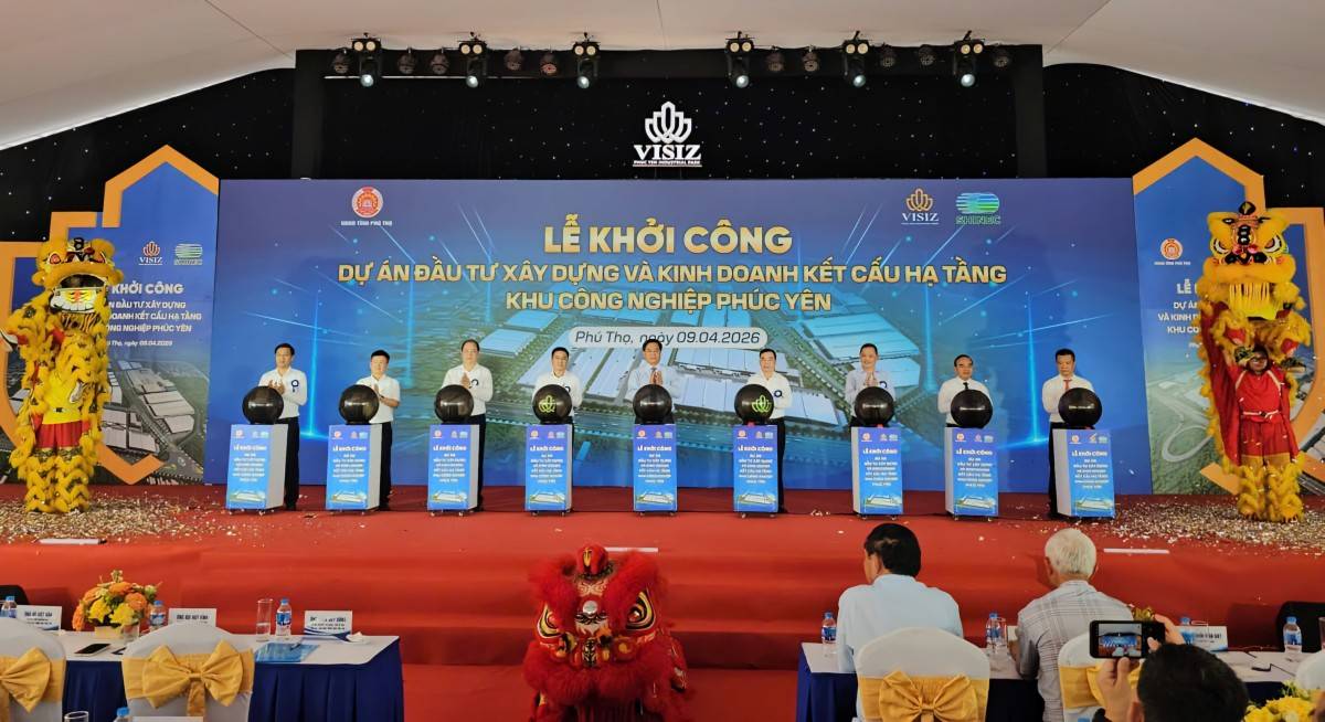 Phú Thọ giao gần 19 ha đất cho dự án Khu công nghiệp Phúc Yên