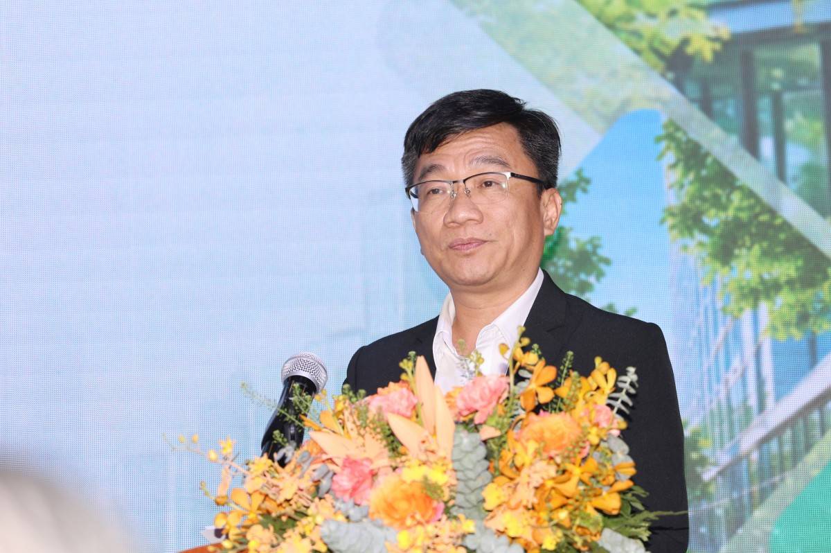 Ông Trần Trọng Tuyên phát biểu tại Smart Green Living Week 2026