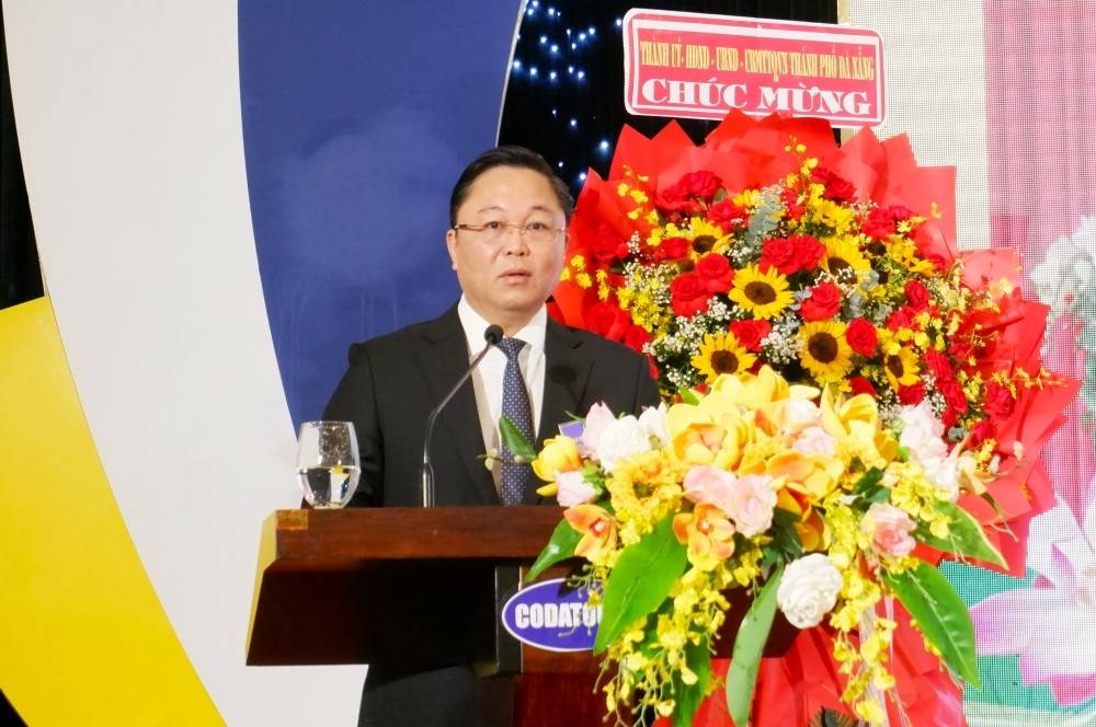 Chủ tịch Ủy ban MTTQ Việt Nam thành phố Đà Nẵng Lê Trí Thanh phát biểu chỉ đạo tại Đại hội đại biểu Hội Người cao tuổi thành phố lần thứ I, nhiệm kỳ 2026-2031.