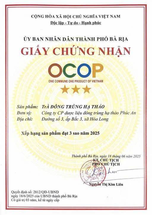 Đông trùng hạ thảo Phúc An: Hành trình kiến tạo thương hiệu chăm sóc sức khỏe từ thiên nhiên