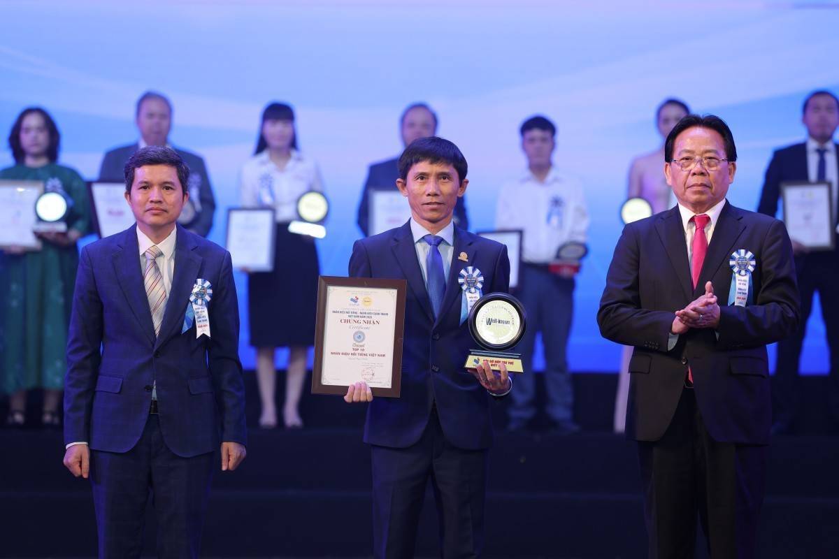 SANEST Khánh Hòa tự hào đạt TOP 10 nhãn hiệu nổi tiểng Việt Nam