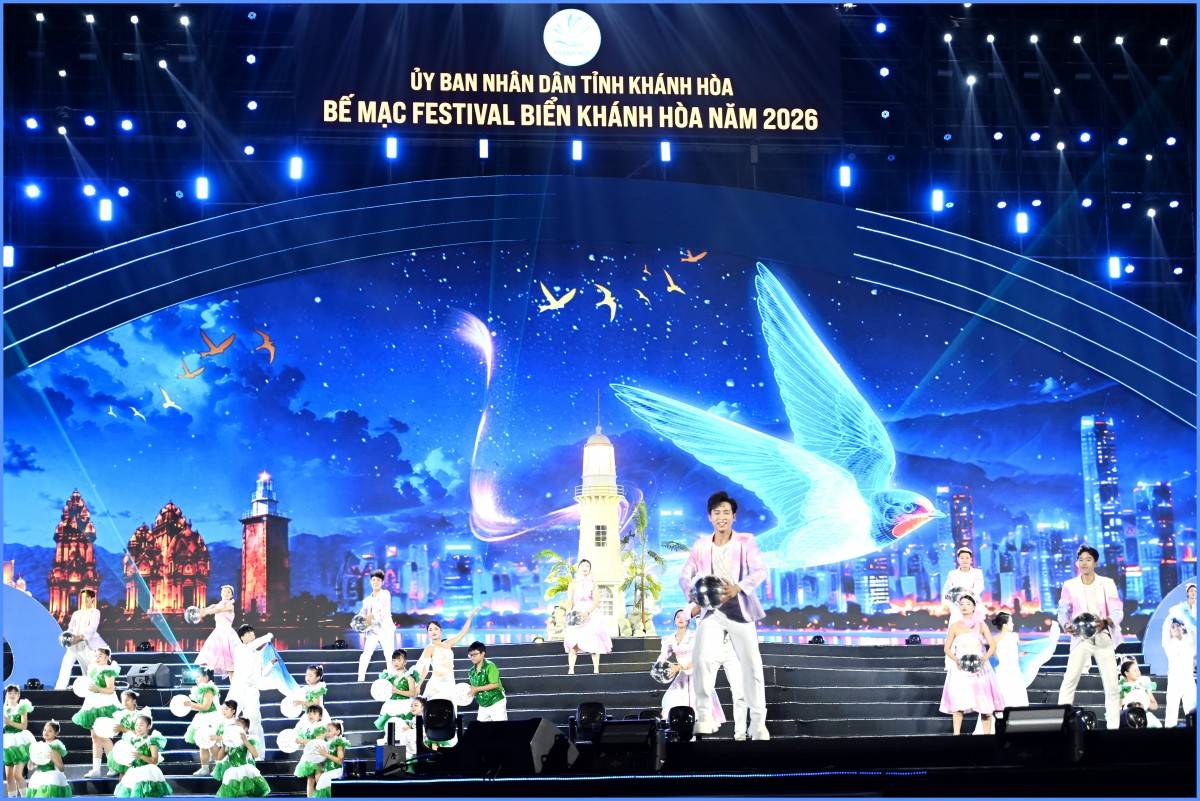 Bế mạc Festival Biển Khánh Hòa 2026, khép lại chuỗi sự kiện sôi động bên vịnh Nha Trang