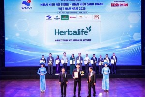 Herbalife Việt Nam 3 năm liên tiếp vào Top 10 Nhãn hiệu nổi tiếng Việt Nam