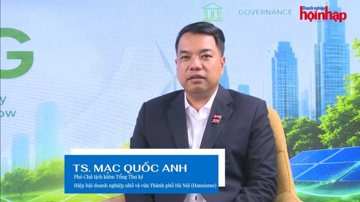 TS. Mạc Quốc Anh: AI và ESG sẽ quyết định năng lực cạnh tranh của SME