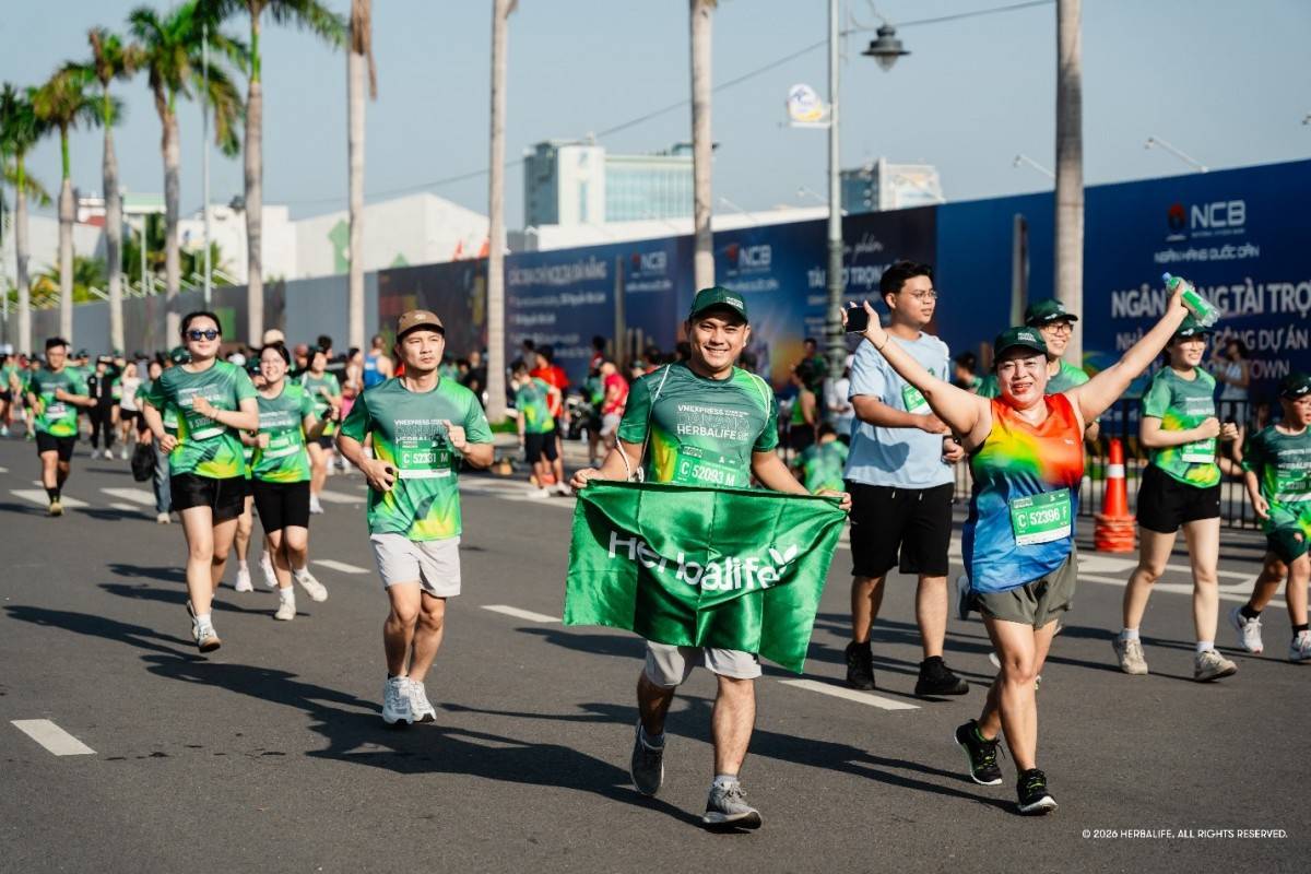 Hơn 13.000 vận động viên tham gia VnExpress Đà Nẵng International Marathon Herbalife Cup 2026
