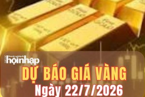 Dự báo giá vàng ngày mai 22/7: Triển vọng tăng vẫn được duy trì