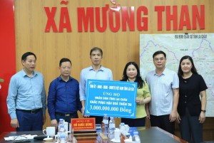 Lào Cai hỗ trợ Lai Châu 3 tỷ đồng khắc phục hậu quả thiên tai, lan tỏa nghĩa tình vùng cao