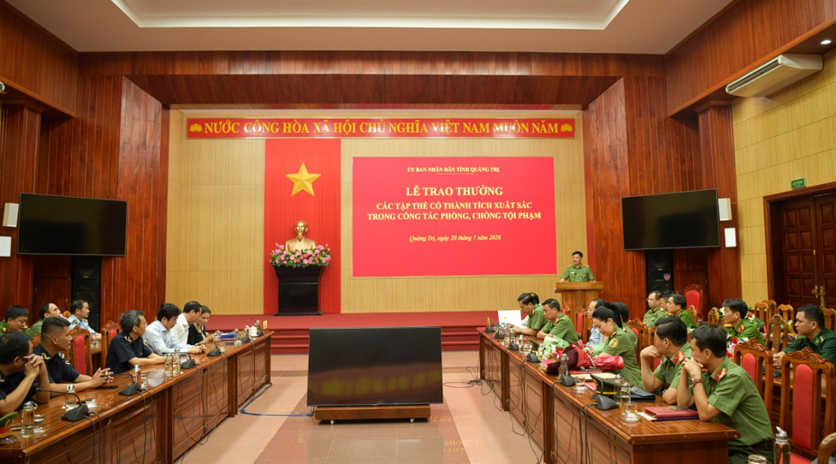 Quảng Trị: Khen thưởng các lực lượng phá nhiều chuyên án lớn, giữ vững an ninh, trật tự