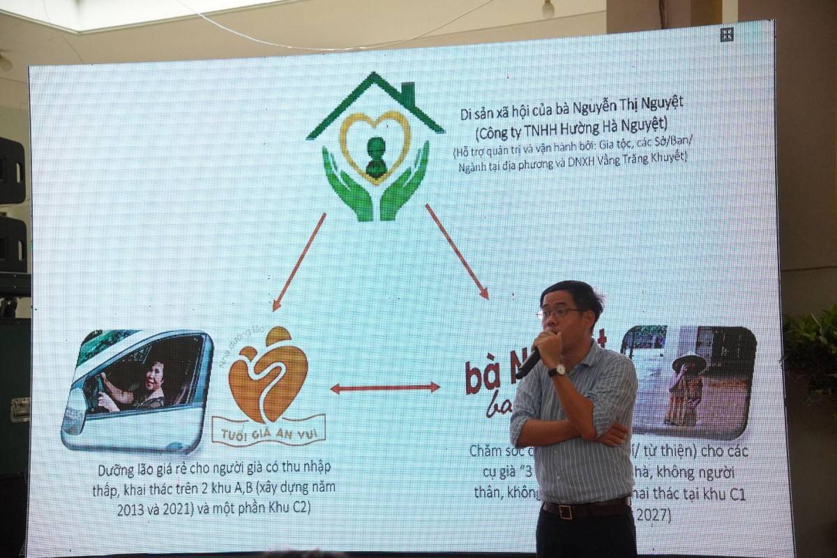 Hai đơn vị xã hội chung tay xây dựng Làng người già Bà Nguyệt Bao Dung