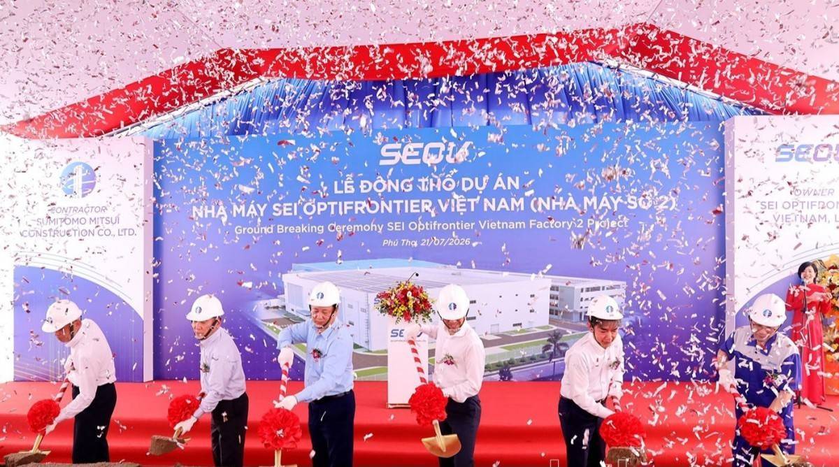 Phú Thọ: Sei Optifrontier đầu tư nhà máy thứ 3, nâng tổng vốn lên 110,7 triệu USD