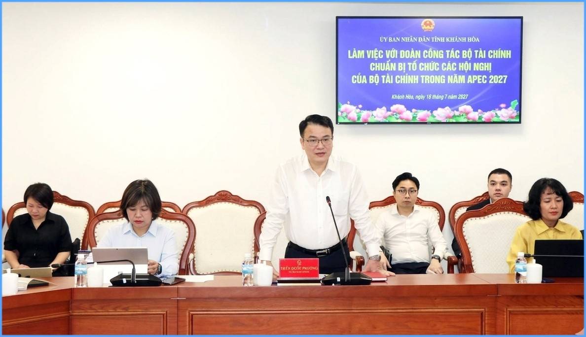 Bộ Tài chính và tỉnh Khánh Hòa thống nhất phương án tổ chức APEC 2027