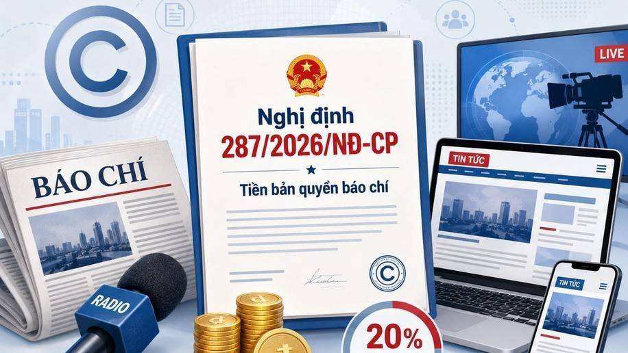 Từ 1/9, áp dụng quy định mới về tiền bản quyền tác phẩm báo chí