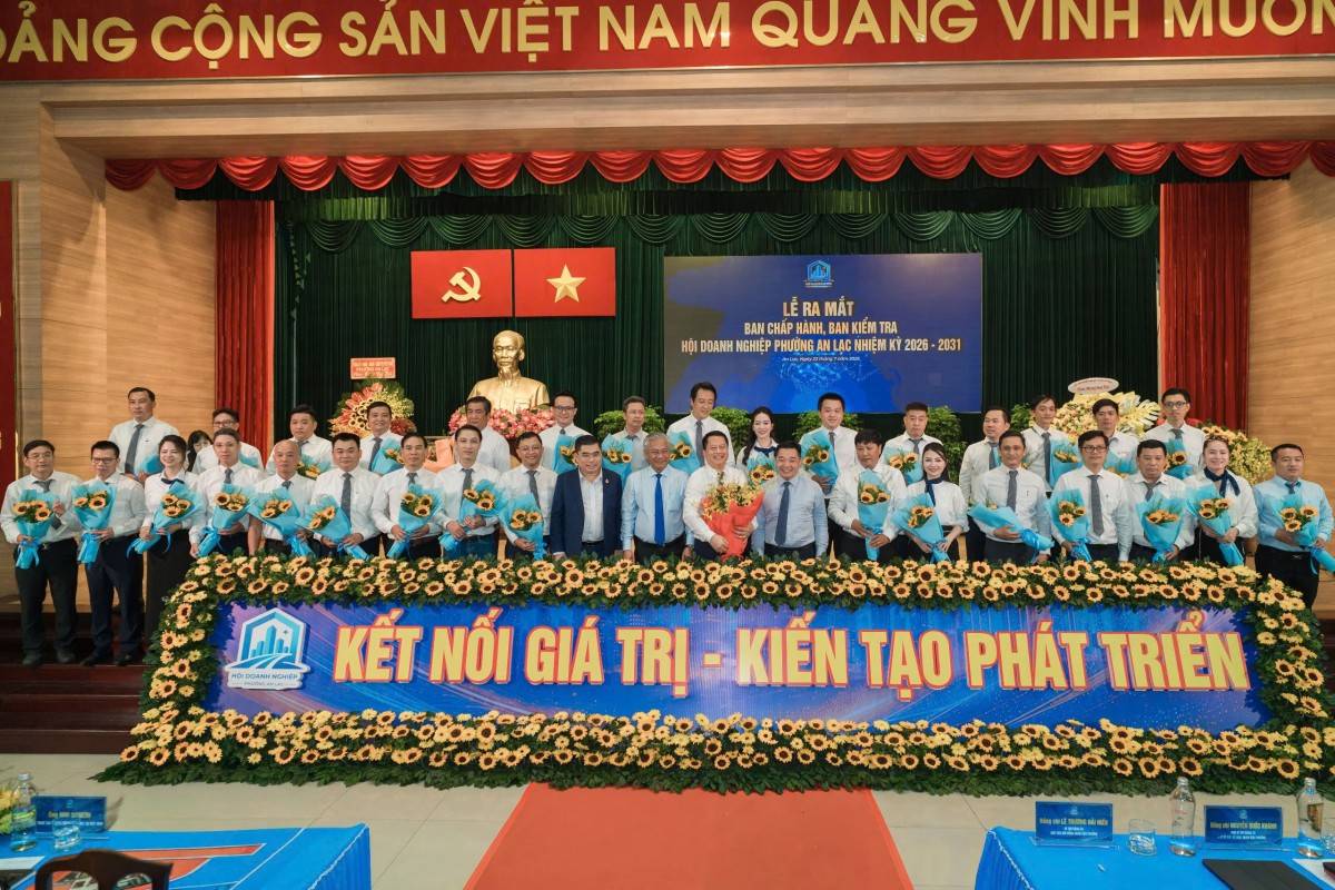 Ông Nguyễn Minh Tâm đắc cử Chủ tịch Hội Doanh nghiệp phường An Lạc: Lực đẩy mới cho kinh tế địa phương