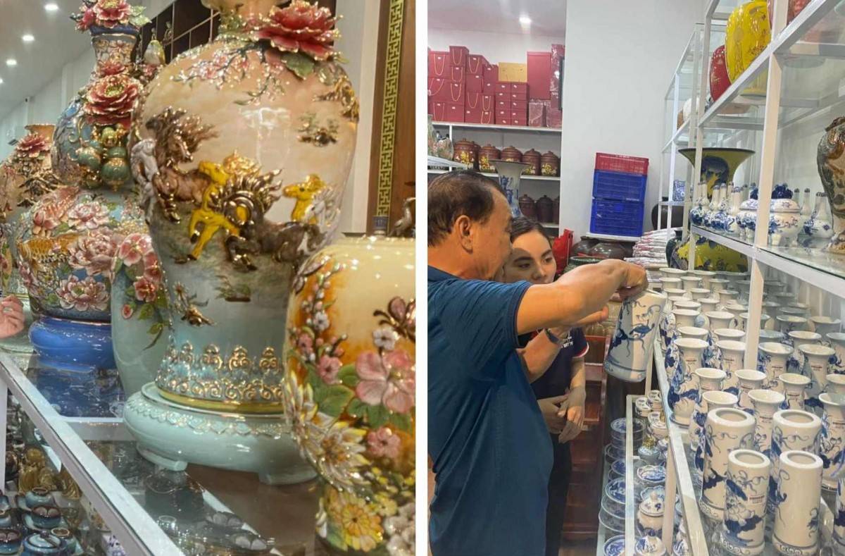 Người tiêu dùng Nha Trang có cơ hội mua sản phẩm Gốm Bát Tràng chính hãng