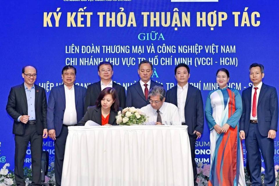 HCM-SME và VCCI ký kết hợp tác chiến lược dài hạn, mở rộng hệ sinh thái hỗ trợ doanh nghiệp
