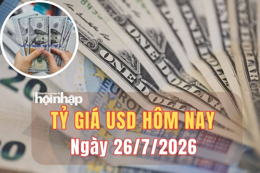 Tỷ giá USD hôm nay 26/7: Đồng USD nối dài đà tăng sang tuần thứ tư