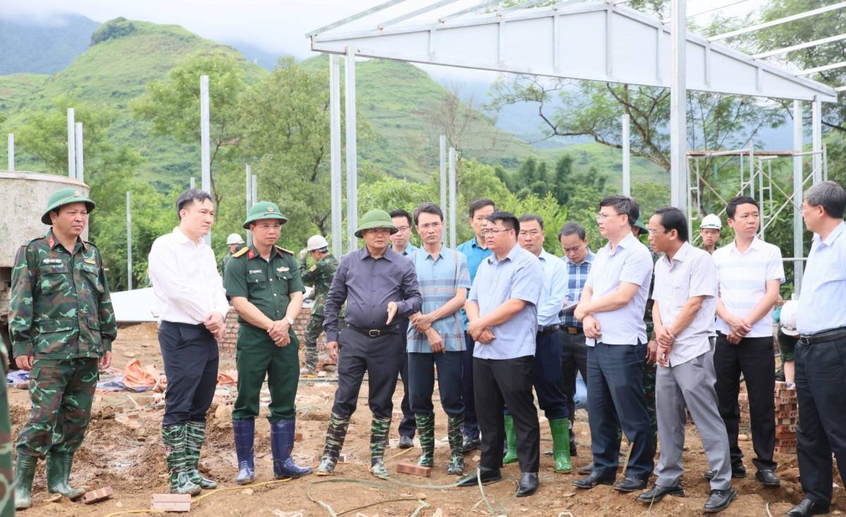 Lai Châu nhanh chóng ổn định đời sống người dân sau thiên tai ở Mường Than