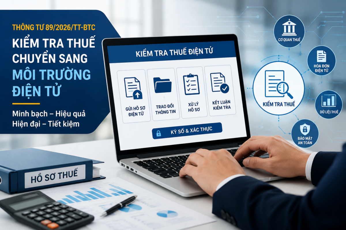 Kiểm tra thuế bước vào môi trường điện tử: Doanh nghiệp cần chuẩn bị gì từ Thông tư 89?