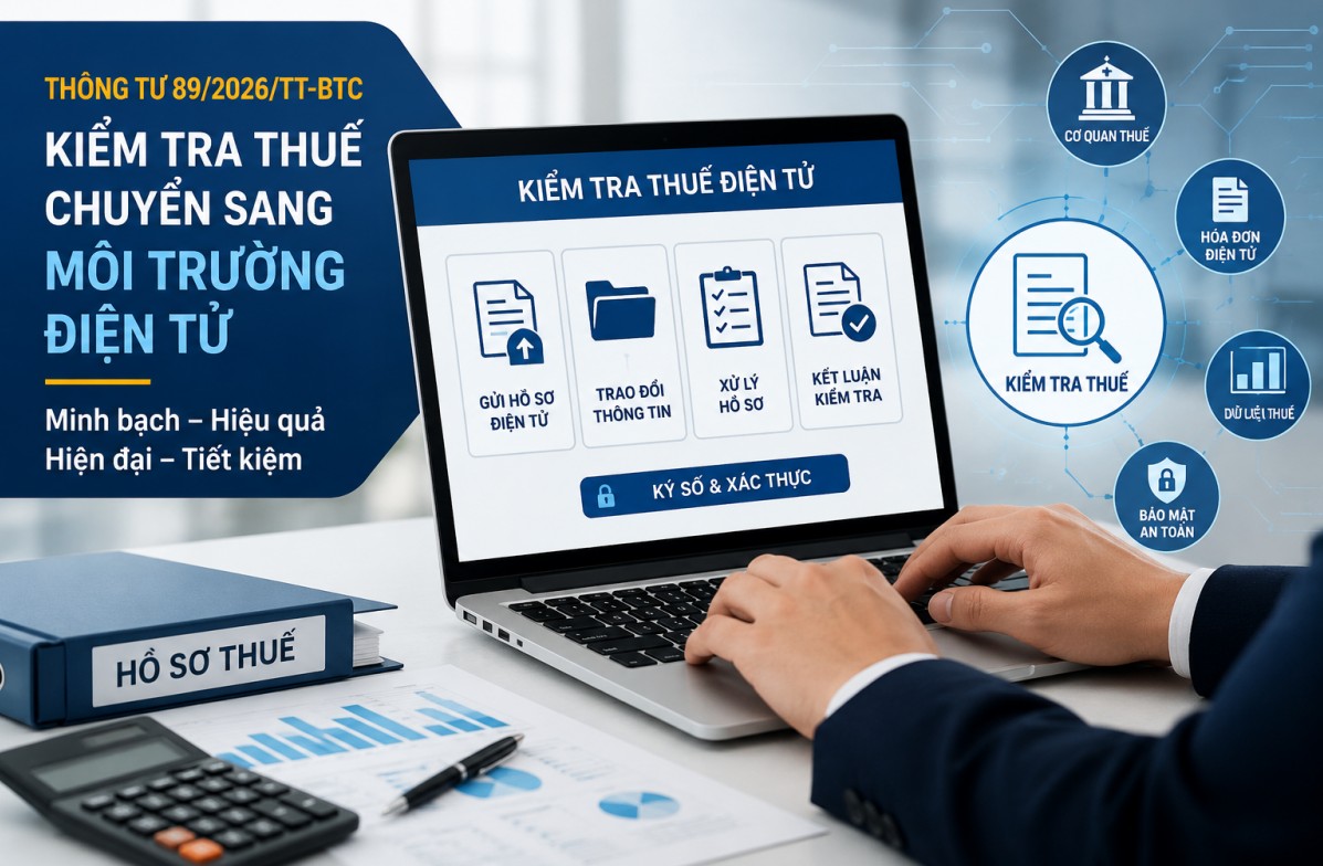 Kiểm tra thuế bước vào môi trường điện tử: Doanh nghiệp cần chuẩn bị gì từ Thông tư 89?