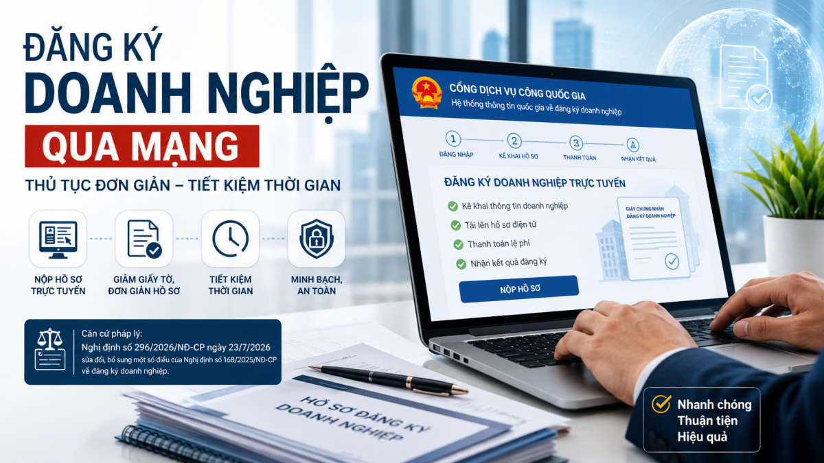Đăng ký doanh nghiệp trực tuyến: Nhiều thủ tục được đơn giản hóa, giảm hồ sơ giấy cho doanh nghiệp