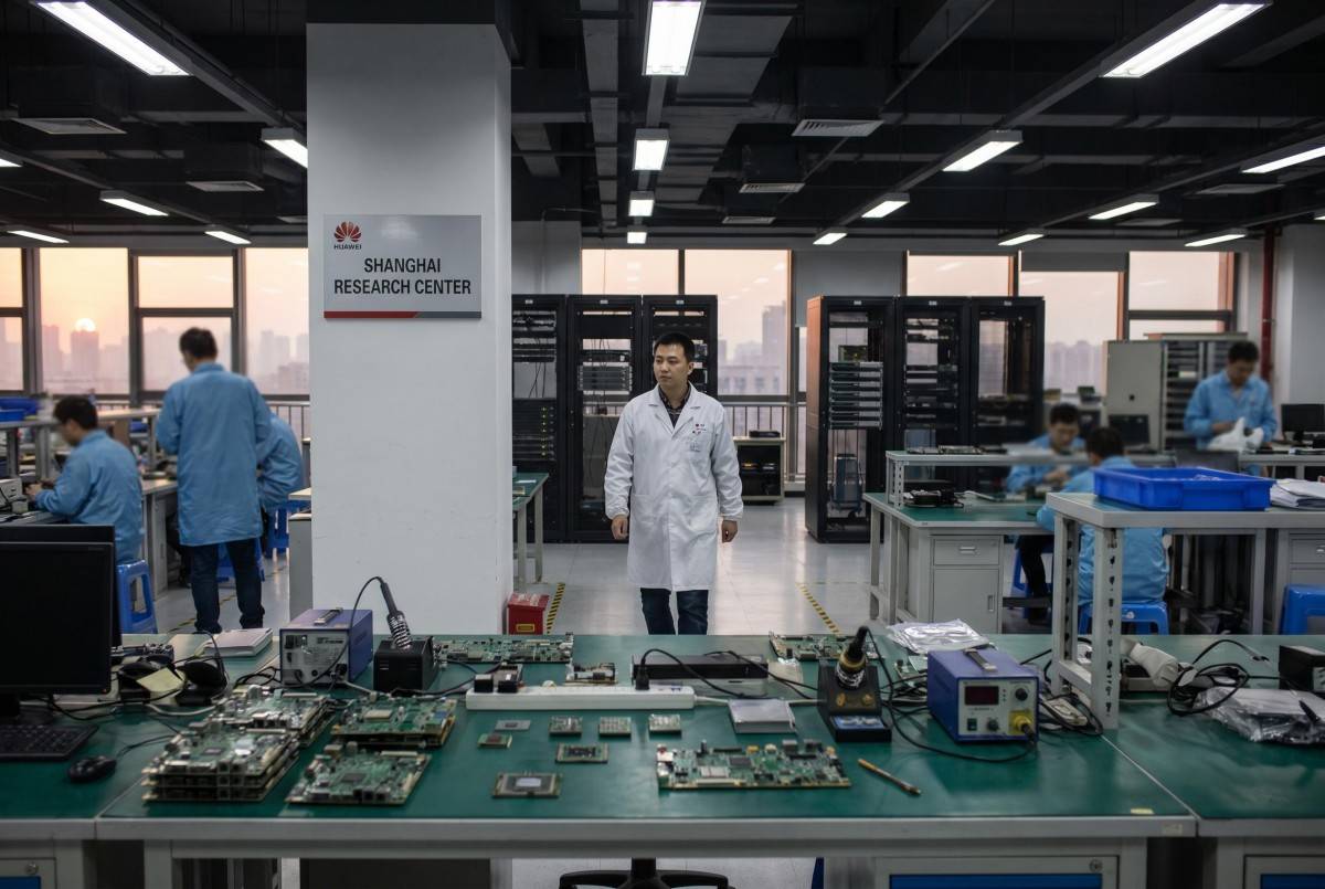 Đội ngũ kỹ sư Huawei làm việc tại trung tâm nghiên cứu và phát triển (R&D), lĩnh vực được Huawei đầu tư hàng chục tỷ USD mỗi năm nhằm duy trì năng lực đổi mới công nghệ.