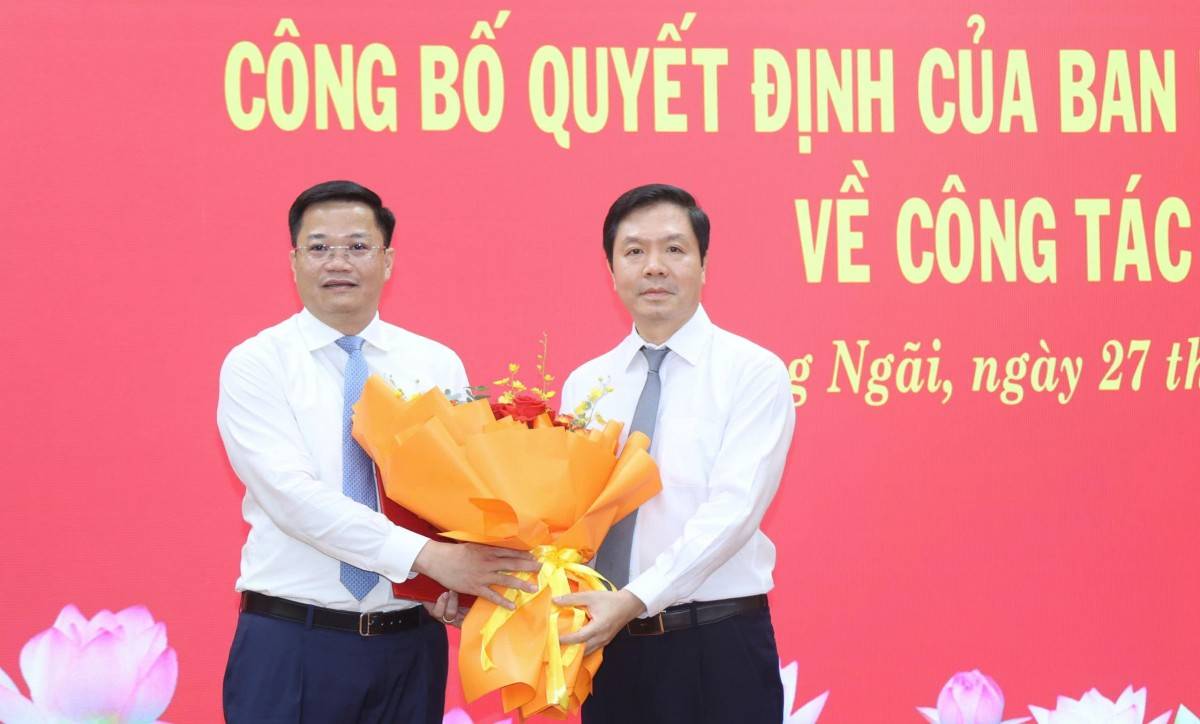 Thứ trưởng Bộ Tài chính Nguyễn Đức Tâm được điều động làm Phó Bí thư Tỉnh ủy Quảng Ngãi