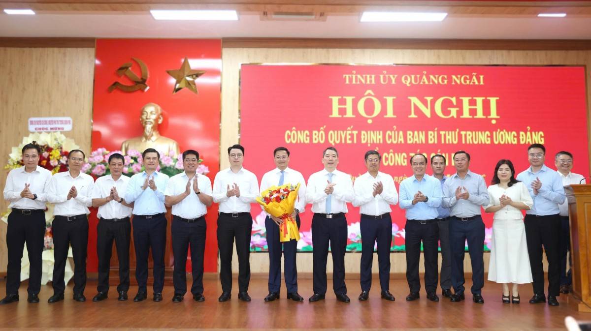 Thứ trưởng Bộ Tài chính Nguyễn Đức Tâm được điều động làm Phó Bí thư Tỉnh ủy Quảng Ngãi