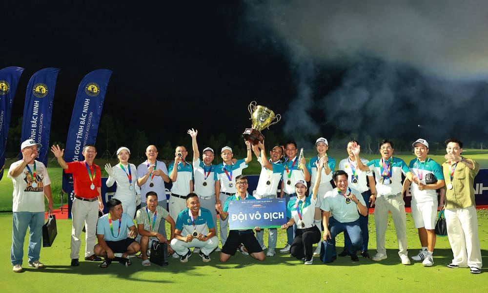 CLB Golf Tiên Du vô địch Giải các Câu lạc bộ Golf tỉnh Bắc Ninh lần thứ I