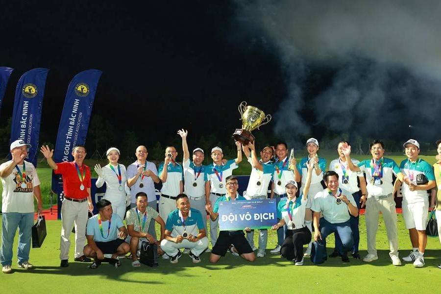 CLB Golf Tiên Du vô địch Giải các Câu lạc bộ Golf tỉnh Bắc Ninh lần thứ I