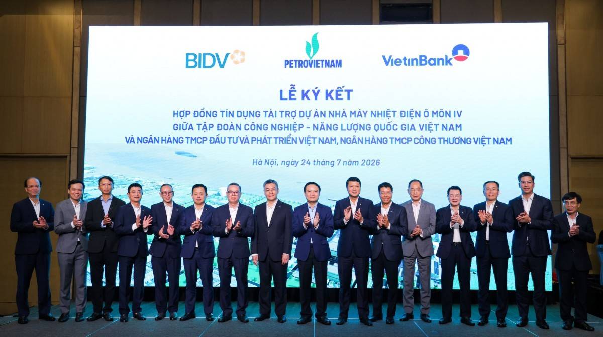 BIDV và VietinBank đồng hành cùng Petrovietnam triển khai Dự án Nhà máy Nhiệt điện Ô Môn IV