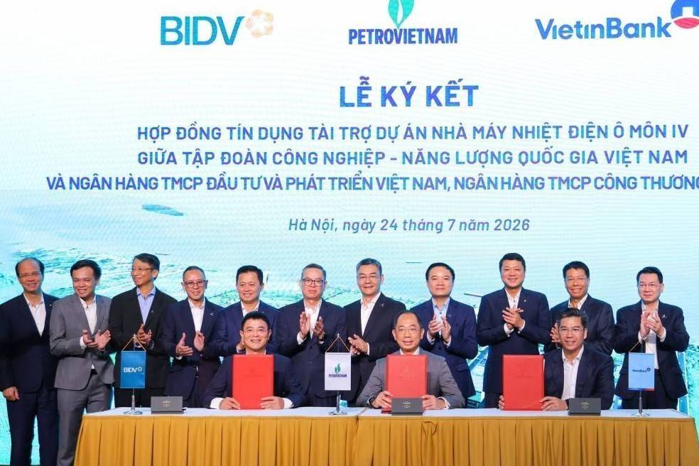 BIDV và VietinBank đồng hành cùng Petrovietnam triển khai Dự án Nhà máy Nhiệt điện Ô Môn IV