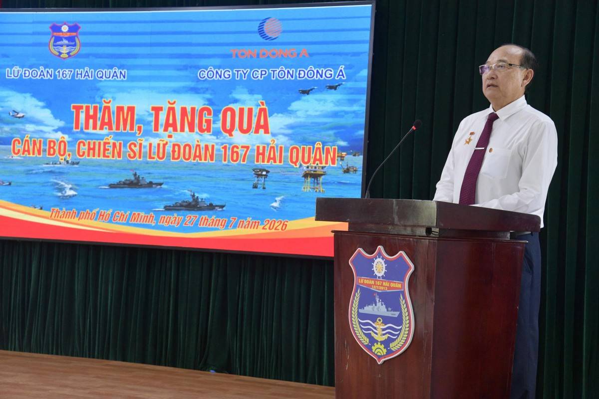 TP. Hồ Chí Minh: Công ty Cổ phần Tôn Đông Á  lan tỏa nghĩa tình “Đền ơn đáp nghĩa”