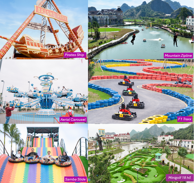 Những trải nghiệm cho mọi lứa tuổi tại BRIGHTPARK là yếu tố hút khách quanh năm