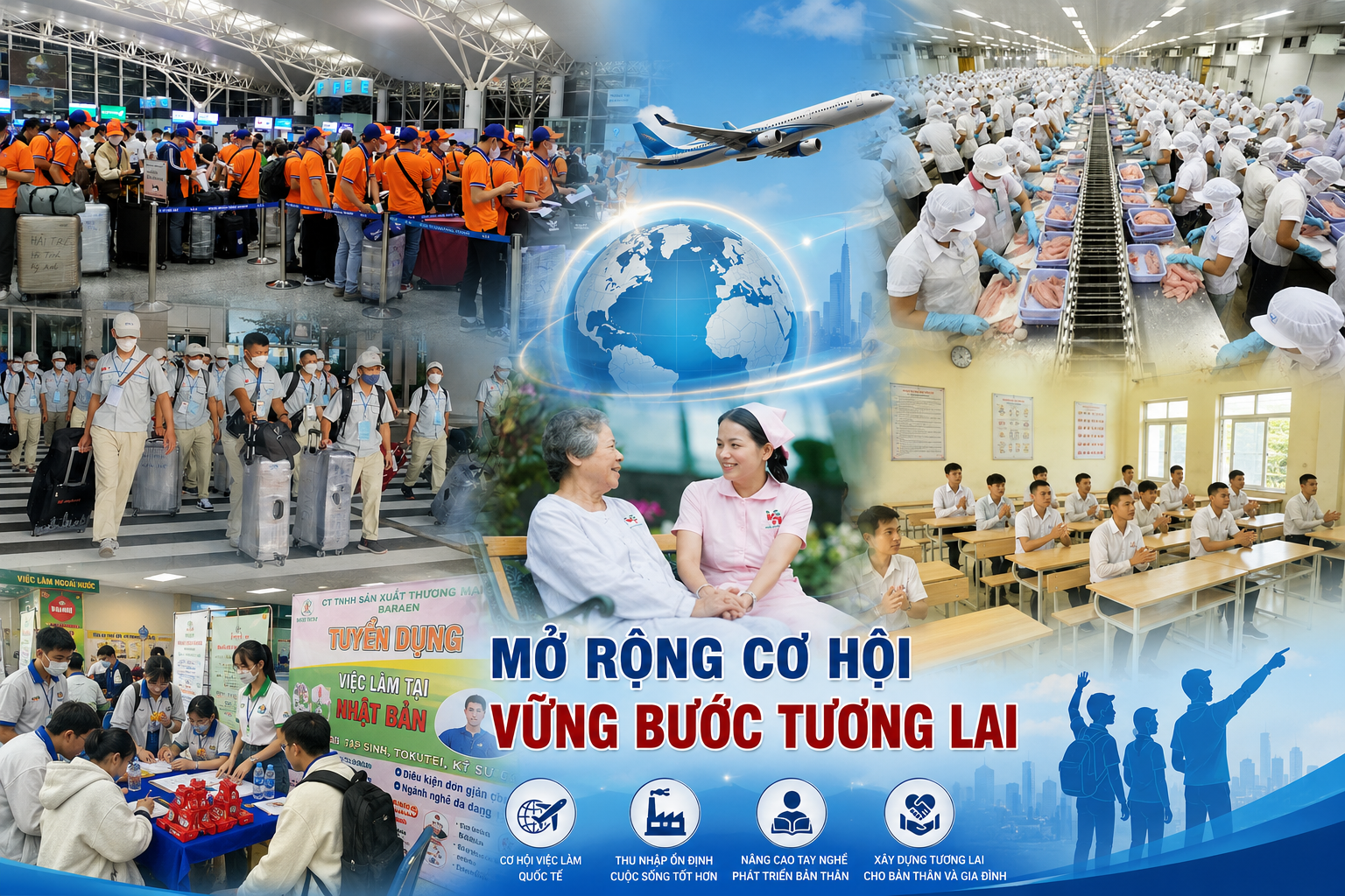 Muốn giữ lợi thế cạnh tranh, Việt Nam phải coi xuất khẩu lao động là chiến lược phát triển nhân lực