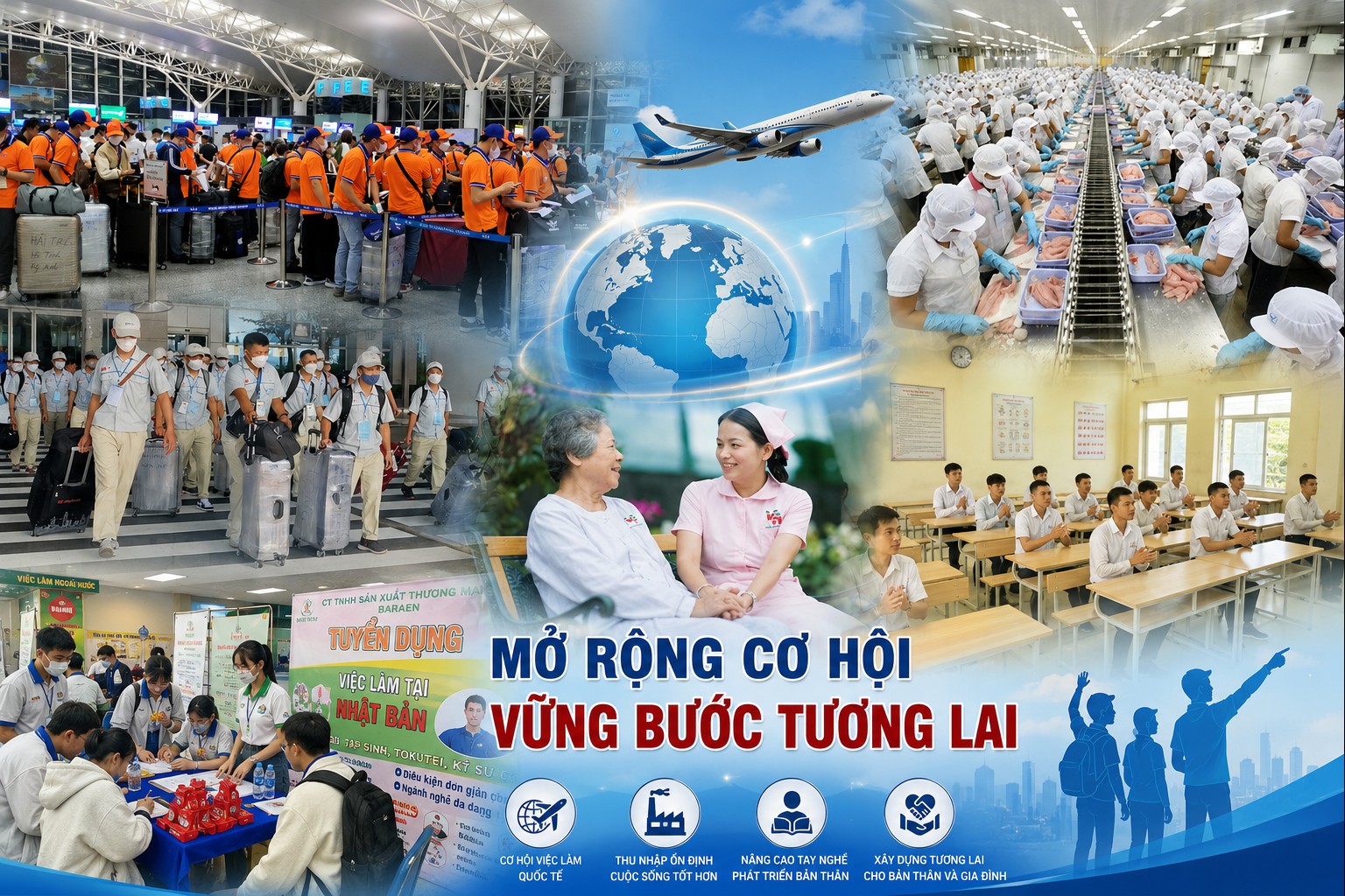 Muốn giữ lợi thế cạnh tranh, Việt Nam phải coi xuất khẩu lao động là chiến lược phát triển nhân lực