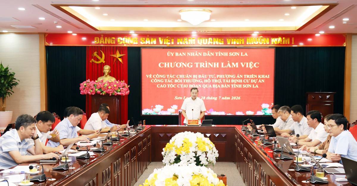 Sơn La tăng tốc giải phóng mặt bằng cao tốc CT.03 hơn 63.000 tỷ đồng