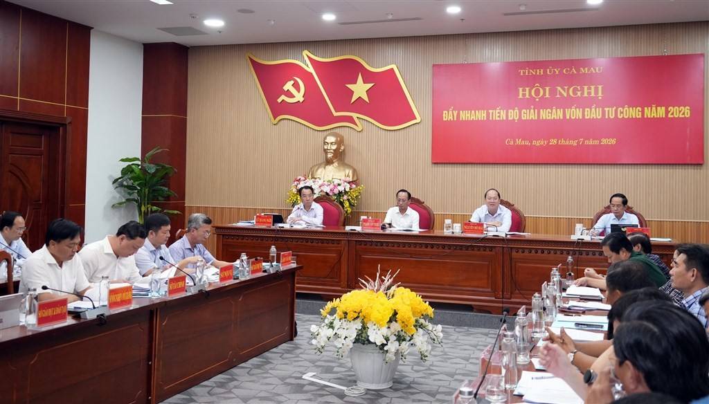 Cà Mau tổ chức hội nghị đẩy nhanh giải ngân vốn đầu tư công năm 2026