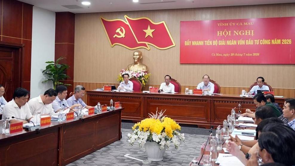 Cà Mau quyết tâm tăng tốc giải ngân đầu tư công quý III năm 2026