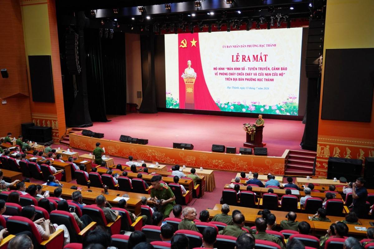 Thanh Hóa: Ra mắt mô hình Màn hình số - Tuyên truyền, cảnh báo về phòng cháy chữa cháy và cứu nạn cứu hộ