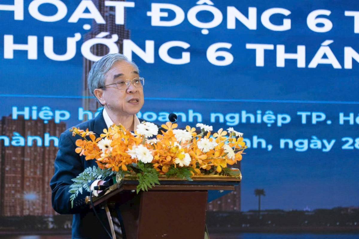 ông Nguyễn Ngọc Hòa, Chủ tịch Hiệp hội Doanh nghiệp TP.Hồ Chí Minh( HUBA)  