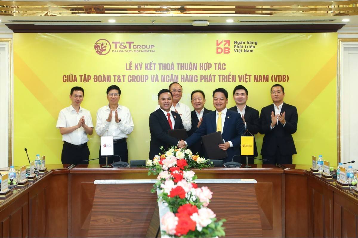 Tăng tốc trên các lĩnh vực động lực, T&T Group bắt tay VDB mở rộng nguồn vốn