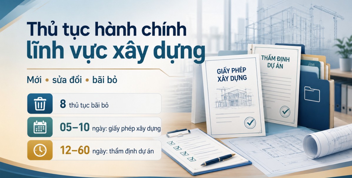 Ninh Bình công bố danh mục thủ tục hành chính trong lĩnh vực xây dựng