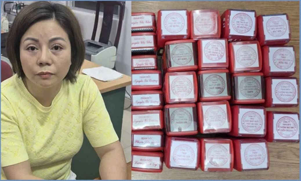Bị can Nguyễn Kim Oanh bị cáo buộc tội buôn lậu và vận chuyển trái phép hàng hóa qua biên giới. Ảnh: C05 cung cấp.