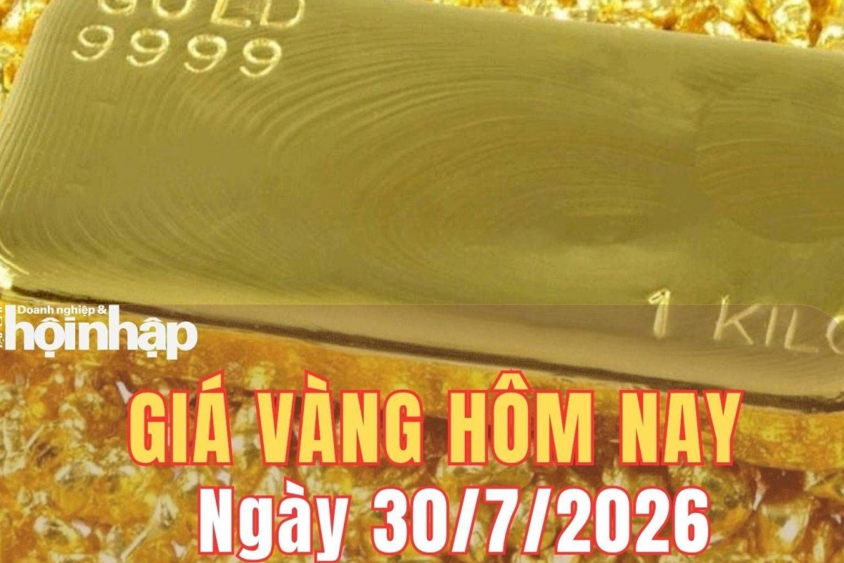 Giá vàng SJC, vàng nhẫn tăng ngày 30/7/2026 sau quyết định của Fed